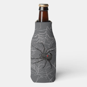 Enfriador De Botellas Araña Viuda Negra y Arte de Dibujo de Telaraña