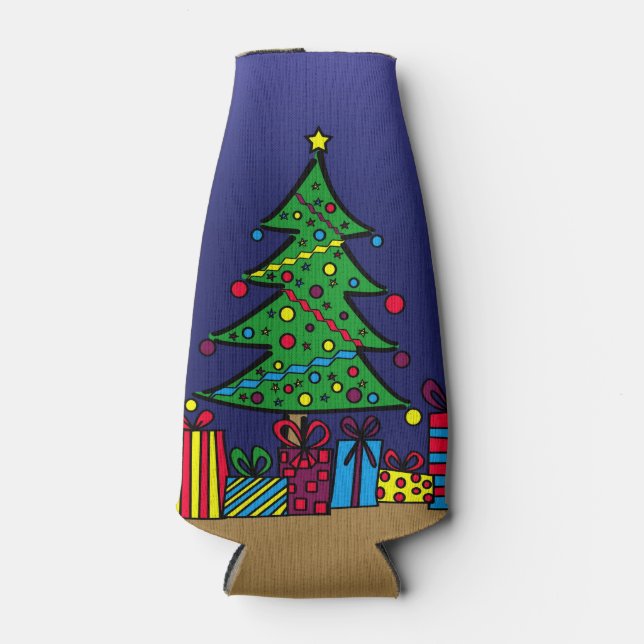 Enfriador De Botellas árbol de Navidad (Anverso)