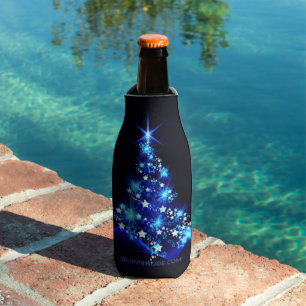 Enfriador De Botellas Árbol de Navidad estilizado y brillante de Slipper