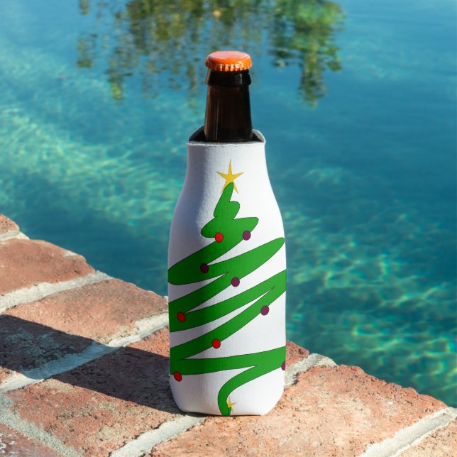 Enfriador De Botellas Árbol de Navidad Verde (Piscina in situ)