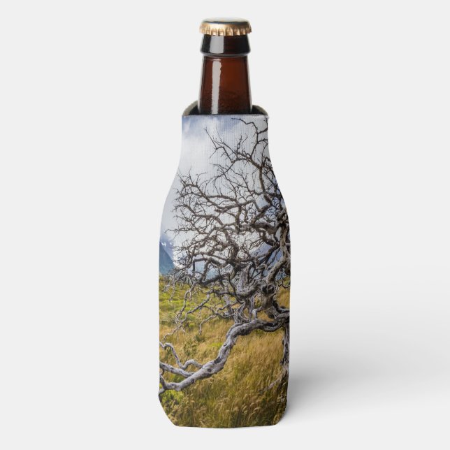 Enfriador De Botellas Árbol quemado, Torres del Paine, Chile (Frente de la botella)