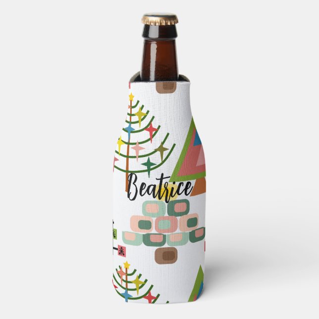 Enfriador De Botellas Árboles de navidad MCM (Frente de la botella)