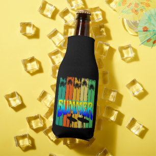 ENFRIADOR DE BOTELLAS ÁRBOLES DE PALMA VINTAGE DE VERANO