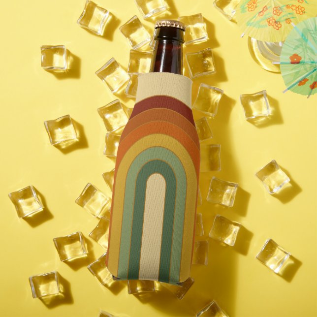 Enfriador De Botellas Arcoiris con capas de retro apagado setenta y grue (Verano in situ)