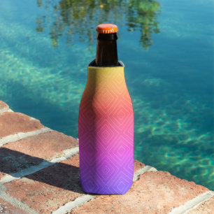 Enfriador De Botellas Arcoíris de Ipanema Diamante Hipnótico Arte Pop Mo
