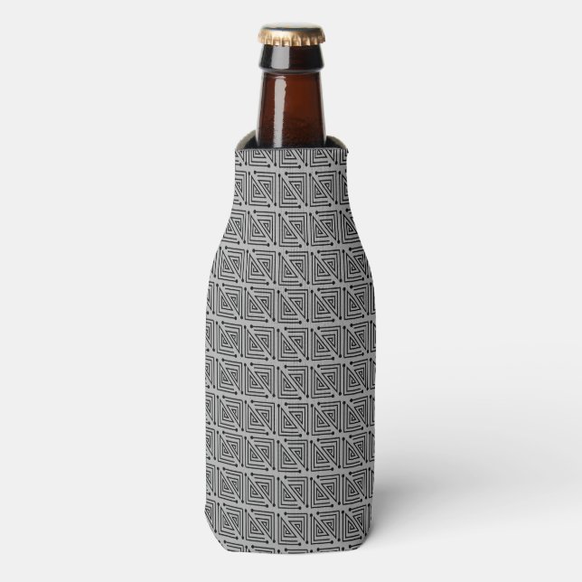 Enfriador De Botellas Art Deco Mazes (Frente de la botella)