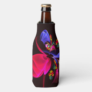 Enfriador De Botellas Arte abstracto floral colorido moderno patrón #06