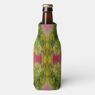 Enfriador De Botellas Arte abstracto impresionista con acuarela y tinta