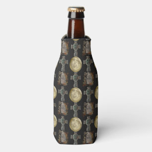 Enfriador De Botellas Arte de Luna Llena Cruz Celta Lápida Gótica R.I.P.