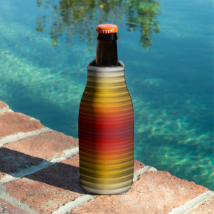 Enfriador De Botellas Arte de patrón de colores de campo de plasma de re