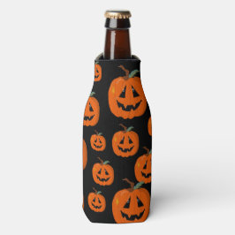 Enfriador De Botellas Arte Ilustrativo de Jack O Lantern Feliz Halloween