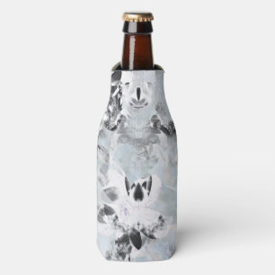 Enfriador De Botellas Arte moderno abstracto de lujo en blanco y negro