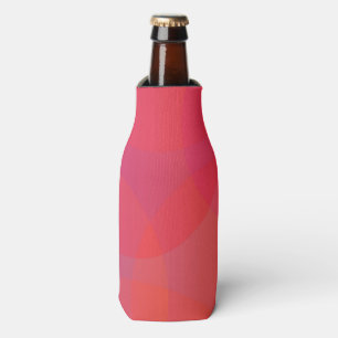 Enfriador De Botellas Arte rosa, naranja, moderno, sencillo, fresco y de