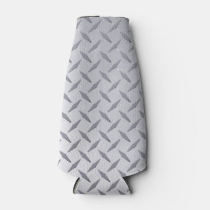 Enfriador De Botellas Aspecto de la placa de diamante de acero brillante