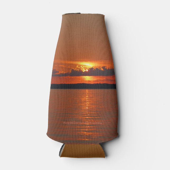 Enfriador De Botellas Atardecer En El Lago Vermilion (Anverso)