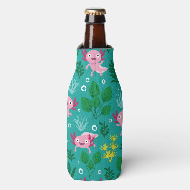 Enfriador De Botellas Axolotl Frasco (Frente de la botella)