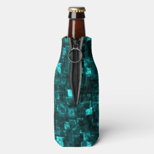 Enfriador De Botellas Azulejos Digitales de Acuarela Brillante