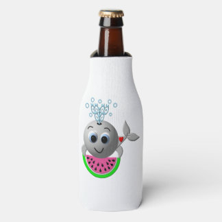 Enfriador De Botellas Ballena y Sandía Adorables