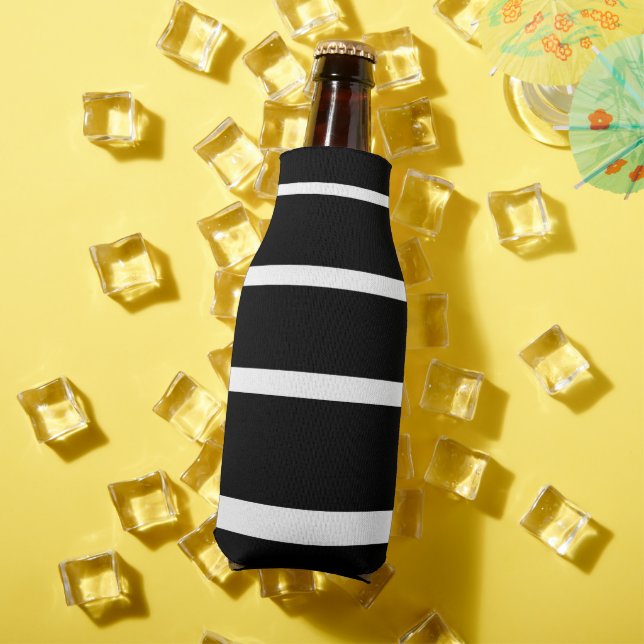 Enfriador De Botellas Bandas graduadas en blanco y negro (Verano in situ)