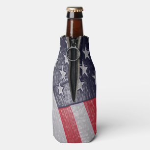 Enfriador De Botellas Bandera americana dimensional