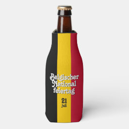 Enfriador De Botellas Bandera belga de Belgischer Nationalfeiertag