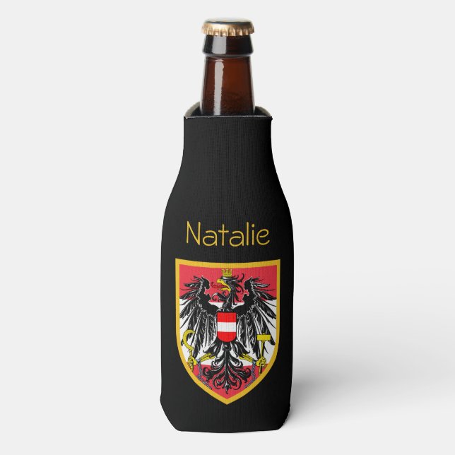 Enfriador De Botellas Bandera de Austria (Frente de la botella)