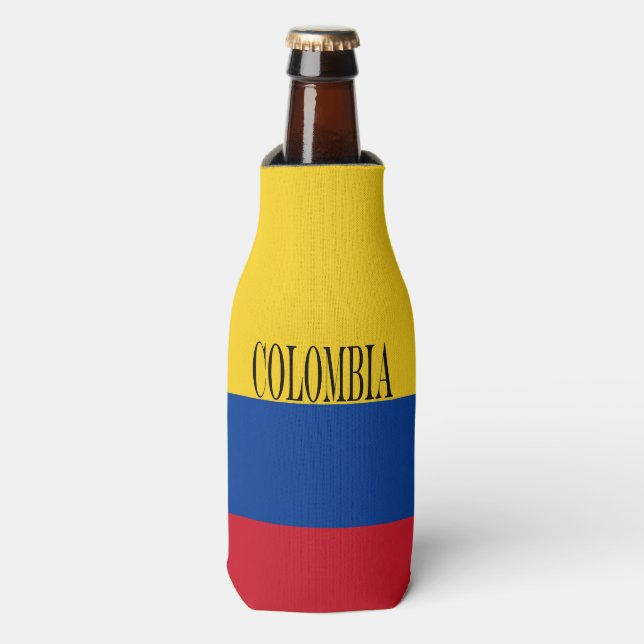 Enfriador De Botellas Bandera de Colombia - Bandera De Colombia (Frente de la botella)