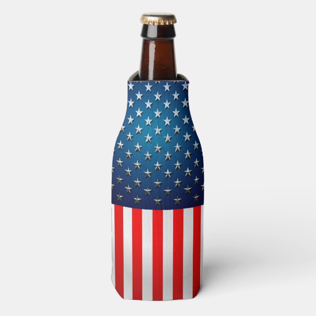 Enfriador De Botellas Bandera de Estados Unidos (Frente de la botella)