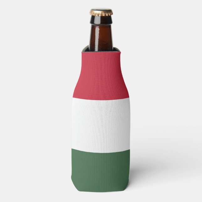 Enfriador De Botellas Bandera de Hungría (Frente de la botella)