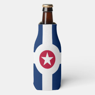 Enfriador De Botellas Bandera de Indianápolis, Indiana