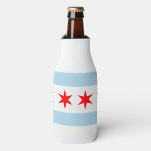 Enfriador De Botellas Bandera de la ciudad de Chicago
