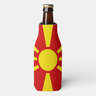 Enfriador De Botellas Bandera de Macedonia del Norte
