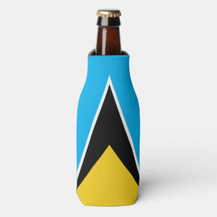 Enfriador De Botellas Bandera de Santa Lucía