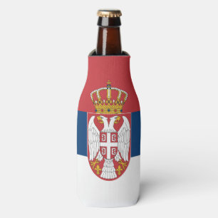 Enfriador De Botellas Bandera de Serbia