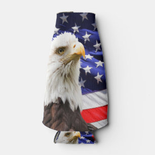 Enfriador De Botellas Bandera del águila calva estadounidense