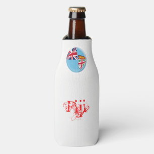Enfriador De Botellas Bandera del Fijian de Fiji