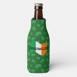 Enfriador De Botellas Bandera irlandesa con tréboles