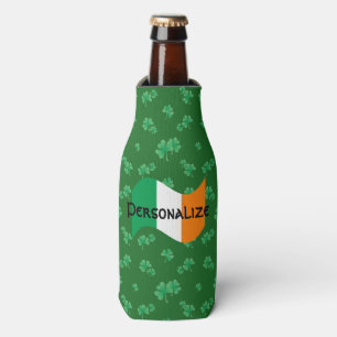 Enfriador De Botellas Bandera irlandesa con tréboles