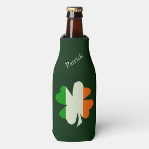 Enfriador De Botellas Bandera irlandesa Shamrock personalizado