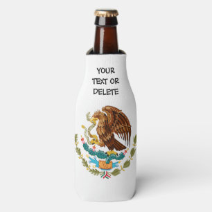 Enfriador De Botellas Bandera mexicana personalizada