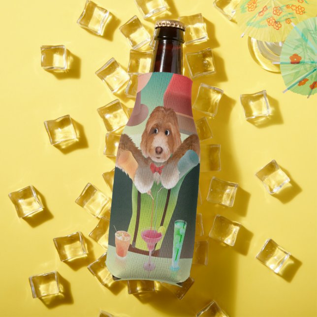 Enfriador De Botellas Bartending Dog in Retro Bar (Verano in situ)