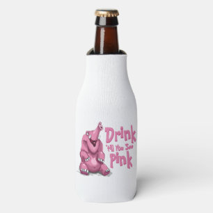 Enfriador De Botellas Beba hasta que veas elefante rosado