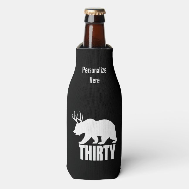 Enfriador De Botellas Beer Thirty Bottle Koozie (Frente de la botella)