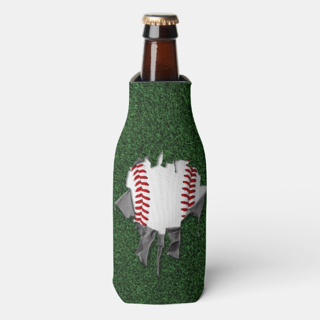 Enfriador De Botellas Béisbol rasgado (Frente de la botella)