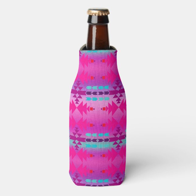 Enfriador De Botellas Belleza rosa brillante del sudoeste (Frente de la botella)