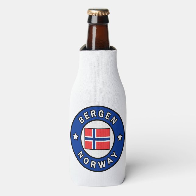 Enfriador De Botellas Bergen Noruega (Frente de la botella)