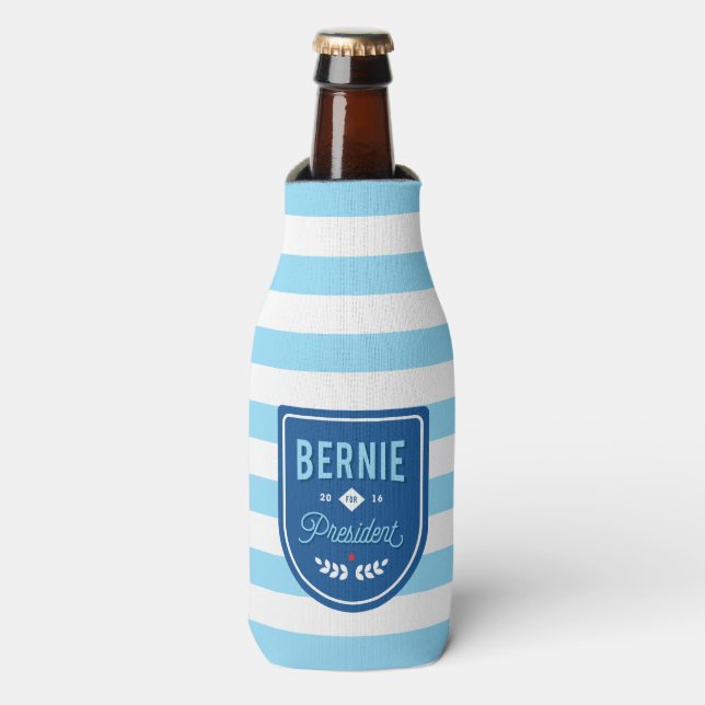 Enfriador De Botellas Bernie para presidente (Frente de la botella)