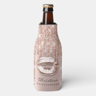 Enfriador De Botellas Beso brillante nupcial del dulce de Quinceañeras