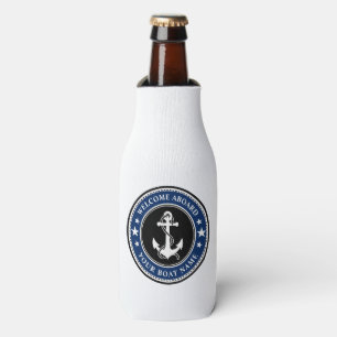 Enfriador De Botellas Bienvenido a bordo de tu barco Anchor Stars Naval