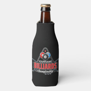 Enfriador De Botellas Billar NAME Personalizado Estante para Tacos de Bi